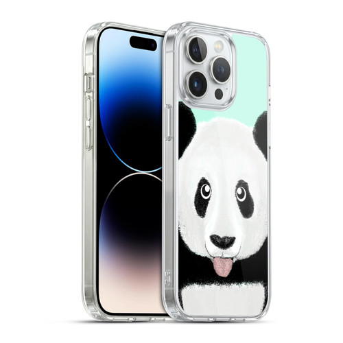Barruf Animals The Cute Panda Soft Gel Case for Apple iPhone 14 Pro Max & MagSafe