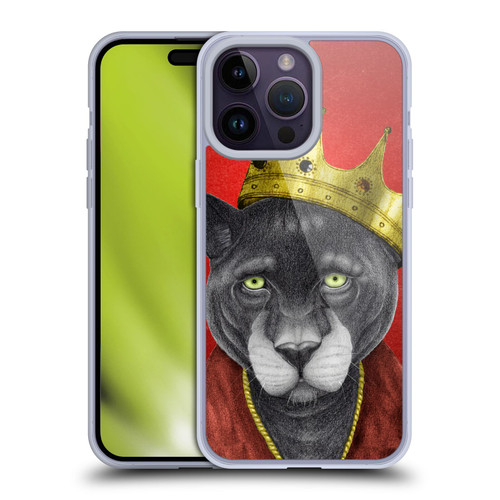 Barruf Animals The King Panther Soft Gel Case for Apple iPhone 14 Pro Max