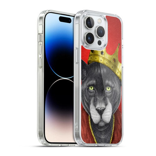 Barruf Animals The King Panther Soft Gel Case for Apple iPhone 14 Pro Max & MagSafe