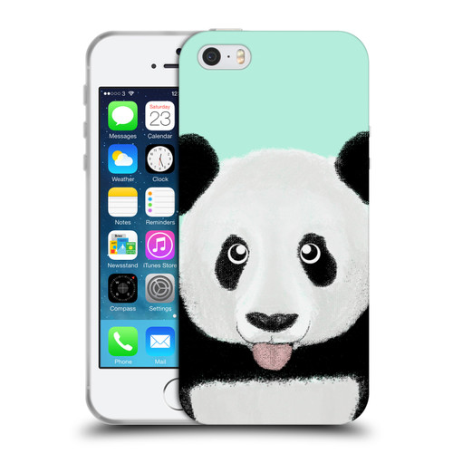 Barruf Animals The Cute Panda Soft Gel Case for Apple iPhone 5 / 5s / iPhone SE 2016