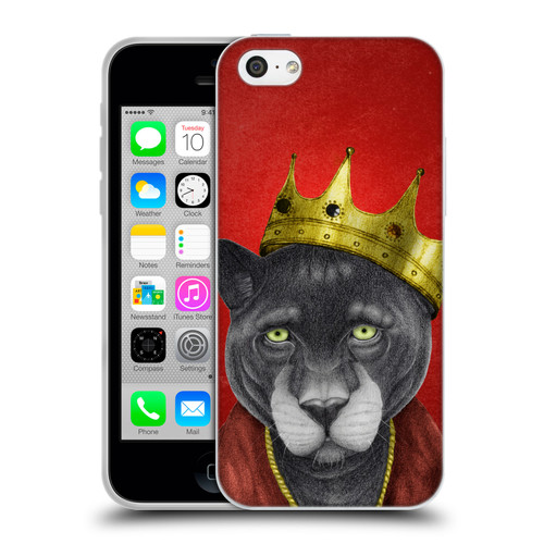 Barruf Animals The King Panther Soft Gel Case for Apple iPhone 5c