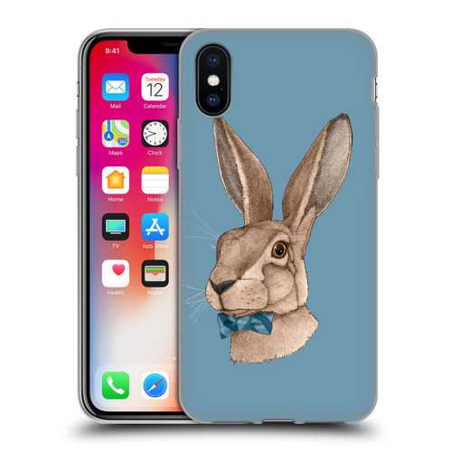 Barruf Animals Hare Soft Gel Case for Apple iPhone X / iPhone XS