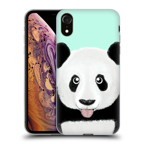 Barruf Animals The Cute Panda Soft Gel Case for Apple iPhone XR