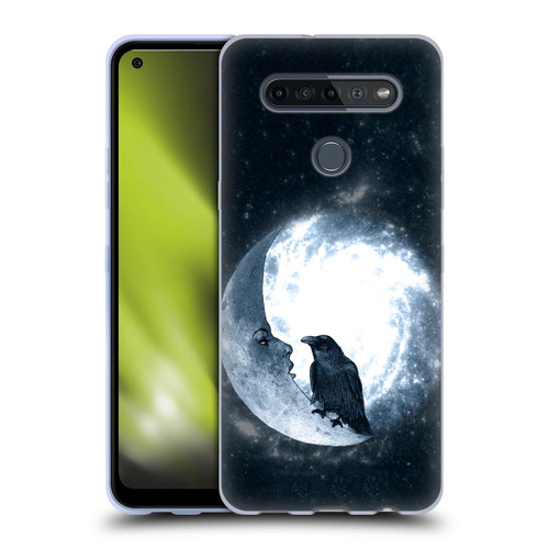 Barruf Animals Crow and Its Moon Soft Gel Case for LG K51S