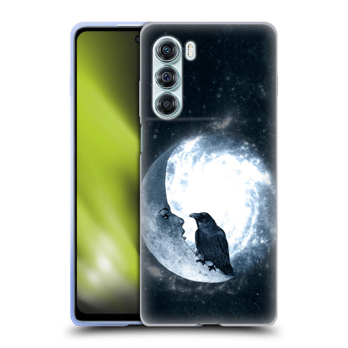 Barruf Animals Crow and Its Moon Soft Gel Case for Motorola Edge S30 / Moto G200 5G