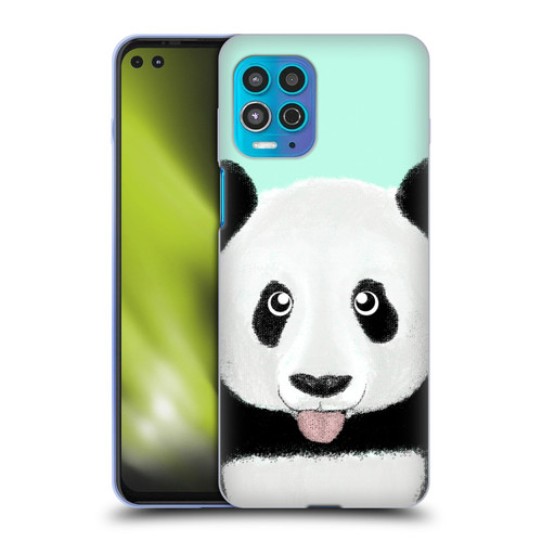 Barruf Animals The Cute Panda Soft Gel Case for Motorola Moto G100