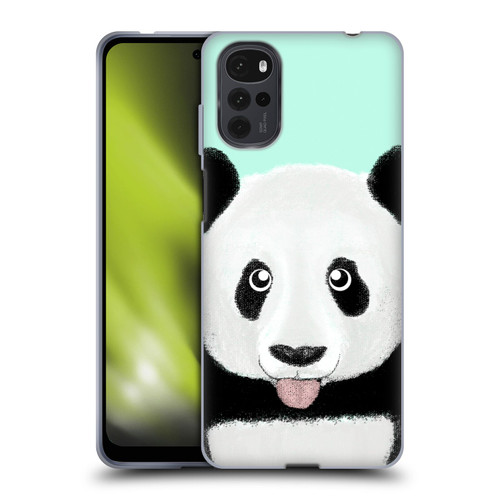 Barruf Animals The Cute Panda Soft Gel Case for Motorola Moto G22