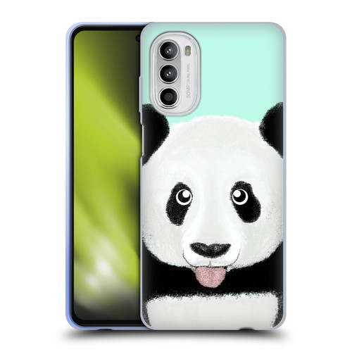 Barruf Animals The Cute Panda Soft Gel Case for Motorola Moto G52