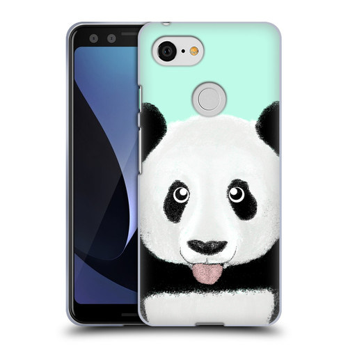 Barruf Animals The Cute Panda Soft Gel Case for Google Pixel 3