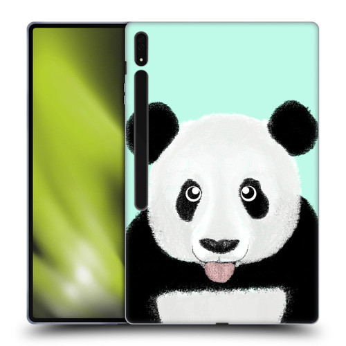 Barruf Animals The Cute Panda Soft Gel Case for Samsung Galaxy Tab S8 Ultra