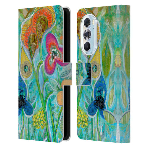 Wyanne Nature Garden Wild Leather Book Wallet Case Cover For Motorola Edge X30