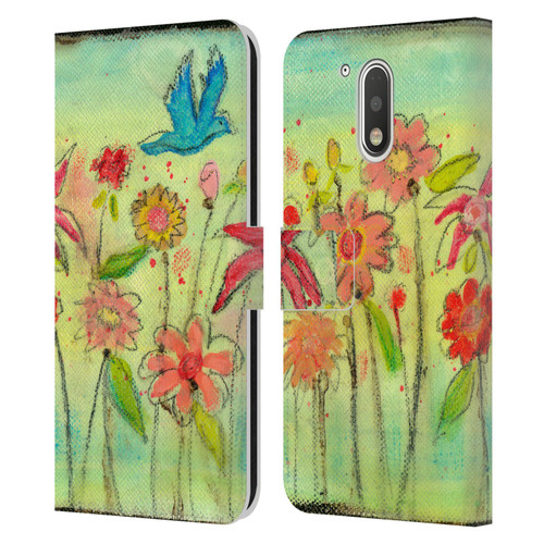 Wyanne Nature Sun Garden Leather Book Wallet Case Cover For Motorola Moto G41