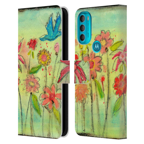 Wyanne Nature Sun Garden Leather Book Wallet Case Cover For Motorola Moto G71 5G