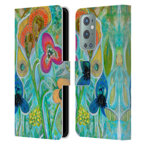 Wyanne Nature Garden Wild Leather Book Wallet Case Cover For OnePlus 9