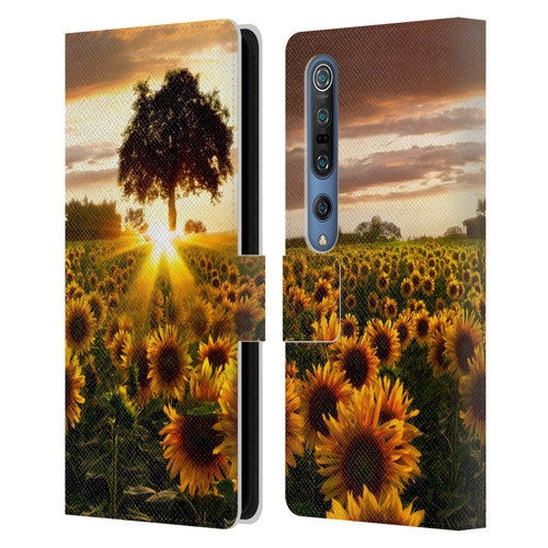 Celebrate Life Gallery Florals Fields Of Gold Leather Book Wallet Case Cover For Xiaomi Mi 10 5G / Mi 10 Pro 5G