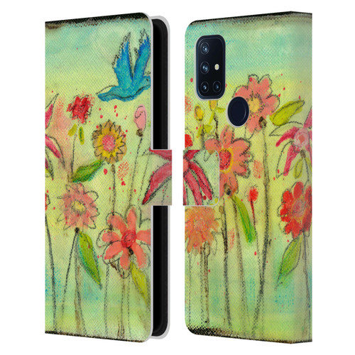 Wyanne Nature Sun Garden Leather Book Wallet Case Cover For OnePlus Nord N10 5G