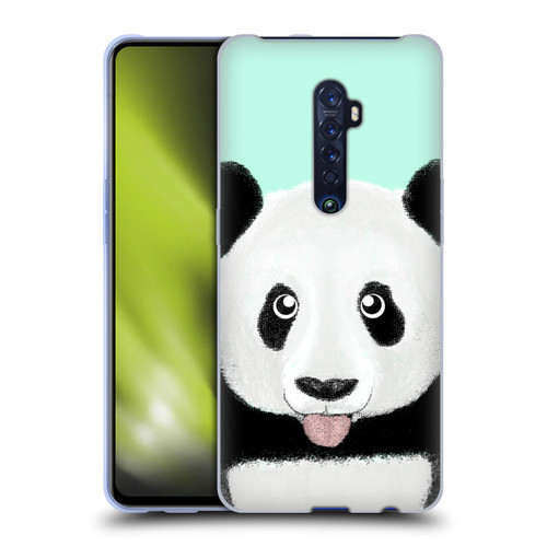 Barruf Animals The Cute Panda Soft Gel Case for OPPO Reno 2