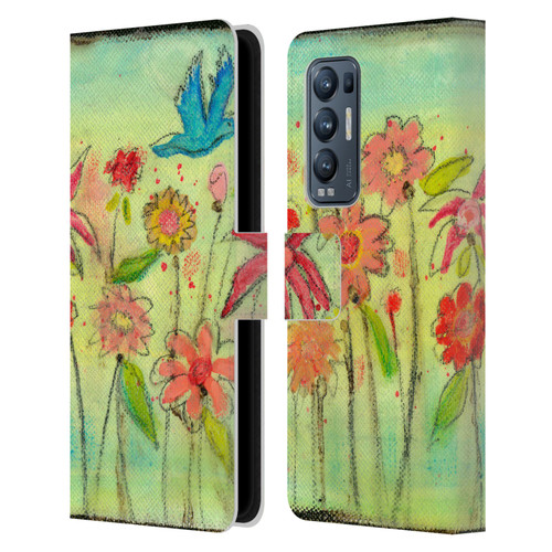 Wyanne Nature Sun Garden Leather Book Wallet Case Cover For OPPO Find X3 Neo / Reno5 Pro+ 5G