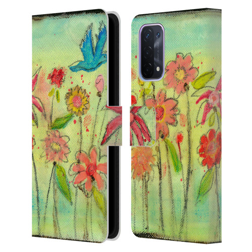 Wyanne Nature Sun Garden Leather Book Wallet Case Cover For OPPO A54 5G