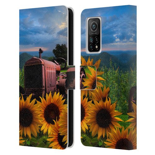 Celebrate Life Gallery Florals Tractor Heaven Leather Book Wallet Case Cover For Xiaomi Mi 10T 5G