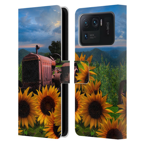 Celebrate Life Gallery Florals Tractor Heaven Leather Book Wallet Case Cover For Xiaomi Mi 11 Ultra
