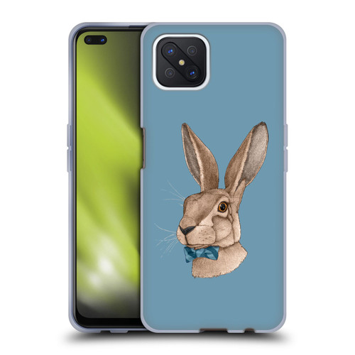Barruf Animals Hare Soft Gel Case for OPPO Reno4 Z 5G