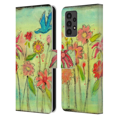 Wyanne Nature Sun Garden Leather Book Wallet Case Cover For Samsung Galaxy A13 (2022)