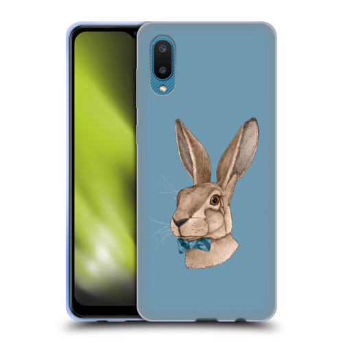 Barruf Animals Hare Soft Gel Case for Samsung Galaxy A02/M02 (2021)