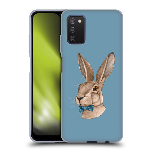 Barruf Animals Hare Soft Gel Case for Samsung Galaxy A03s (2021)