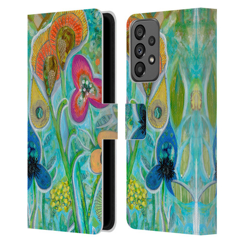 Wyanne Nature Garden Wild Leather Book Wallet Case Cover For Samsung Galaxy A73 5G (2022)