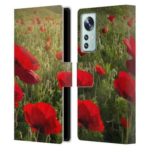 Celebrate Life Gallery Florals Waiting For The Morning Leather Book Wallet Case Cover For Xiaomi 12