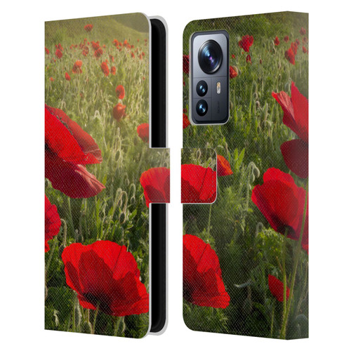 Celebrate Life Gallery Florals Waiting For The Morning Leather Book Wallet Case Cover For Xiaomi 12 Pro