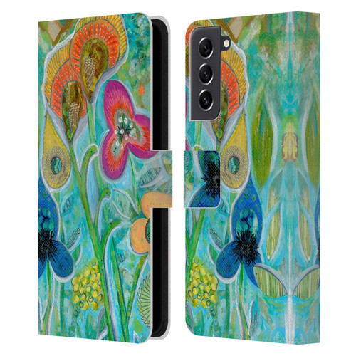 Wyanne Nature Garden Wild Leather Book Wallet Case Cover For Samsung Galaxy S21 FE 5G