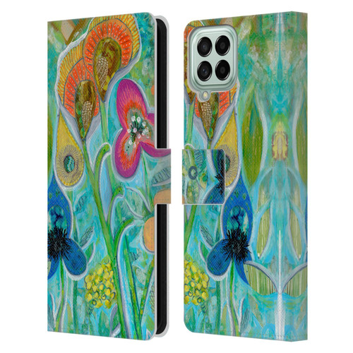 Wyanne Nature Garden Wild Leather Book Wallet Case Cover For Samsung Galaxy M53 (2022)