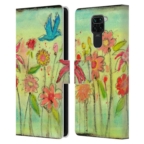 Wyanne Nature Sun Garden Leather Book Wallet Case Cover For Xiaomi Redmi Note 9 / Redmi 10X 4G