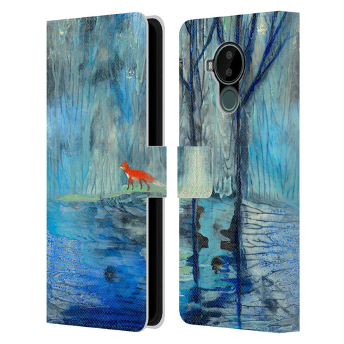 Wyanne Nature 2 Tranquil Travels Leather Book Wallet Case Cover For Nokia C30