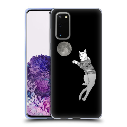 Barruf Animals Cat-ch The Moon Soft Gel Case for Samsung Galaxy S20 / S20 5G