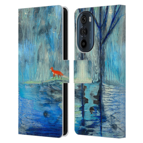 Wyanne Nature 2 Tranquil Travels Leather Book Wallet Case Cover For Motorola Edge 30