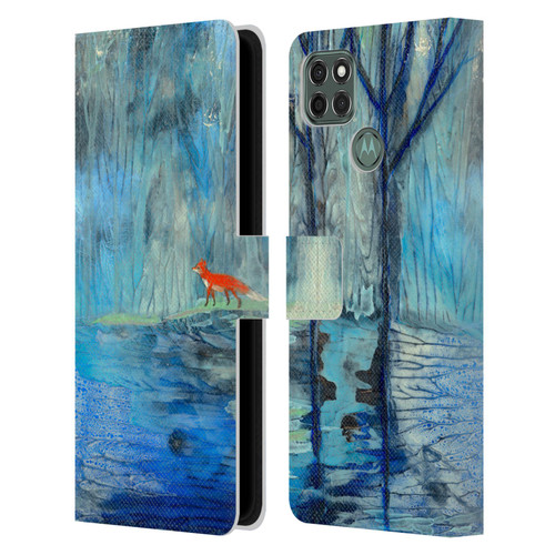 Wyanne Nature 2 Tranquil Travels Leather Book Wallet Case Cover For Motorola Moto G9 Power