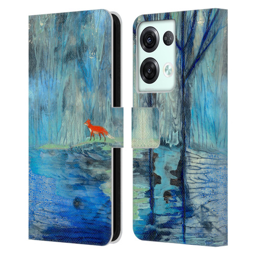 Wyanne Nature 2 Tranquil Travels Leather Book Wallet Case Cover For OPPO Reno8 Pro