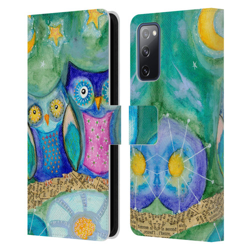 Wyanne Owl Wishing The Night Away Leather Book Wallet Case Cover For Samsung Galaxy S20 FE / 5G