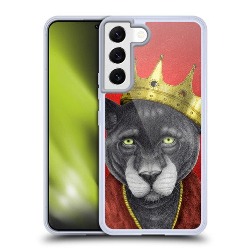 Barruf Animals The King Panther Soft Gel Case for Samsung Galaxy S22 5G
