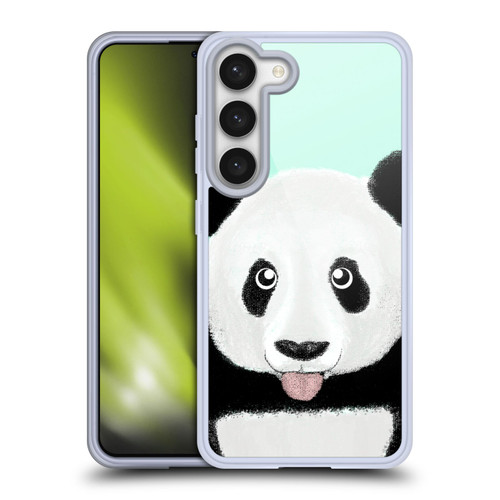 Barruf Animals The Cute Panda Soft Gel Case for Samsung Galaxy S23 5G