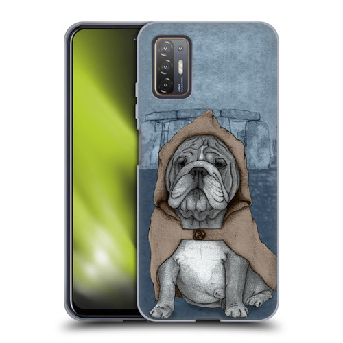 Barruf Dogs English Bulldog Soft Gel Case for HTC Desire 21 Pro 5G