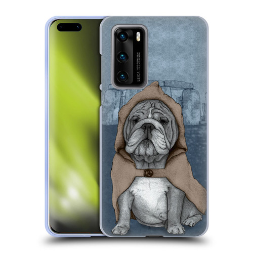 Barruf Dogs English Bulldog Soft Gel Case for Huawei P40 5G