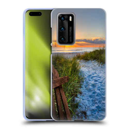 Celebrate Life Gallery Beaches Sandy Trail Soft Gel Case for Huawei P40 5G