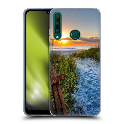 Celebrate Life Gallery Beaches Sandy Trail Soft Gel Case for Huawei Y6p