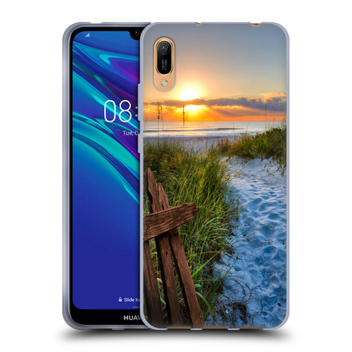 Celebrate Life Gallery Beaches Sandy Trail Soft Gel Case for Huawei Y6 Pro (2019)