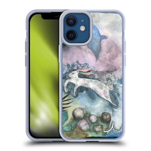 Wyanne Animals Bird and Rabbit Soft Gel Case for Apple iPhone 12 Mini