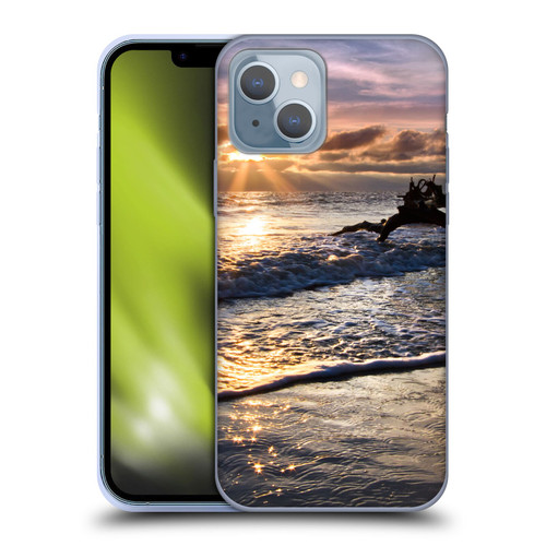 Celebrate Life Gallery Beaches Sparkly Water At Driftwood Soft Gel Case for Apple iPhone 14